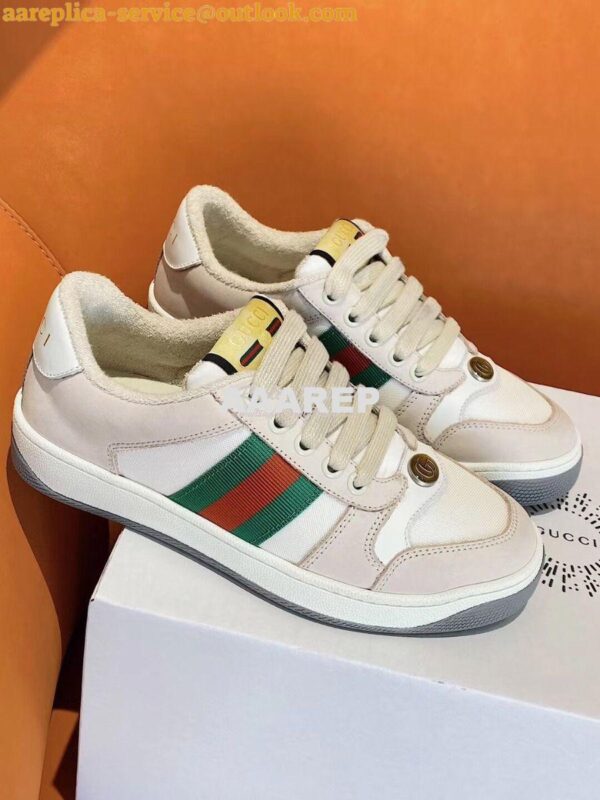 Replica Gucci Screener GG Sneaker Male/ Female 577684 G12 5