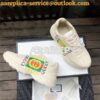 Replica Gucci Women Men's Rhyton Leather Sneaker with Gucci Hawaii MC