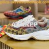 Replica Gucci Women Men's Rhyton Leather Sneaker with Mystic Cat 52889 2