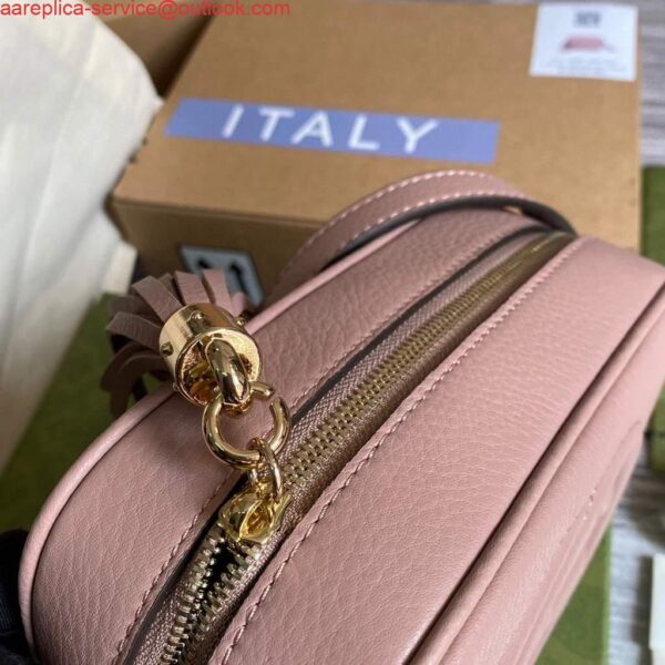 Replica Gucci 308364 Soho small leather crossbody-bags disco bag Pink 7