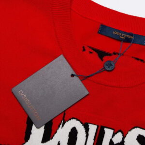 Replica LV 1AAU5B Louis Vuitton Print Cotton Jersey Men Women's T-shirt L56217 2