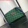 Replica Gucci 447632 GG Marmont Multicolour Small Shoulder Bag Blue