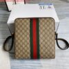 Replica Gucci 550154 GG Marmont Mini Round Shoulder Bag Black 2