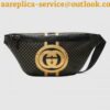 Replica Gucci Black Signature Leather Belt Bag 2