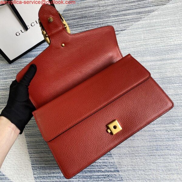 Replica Gucci 400249 Dionysus Shoulder Bag Red 9