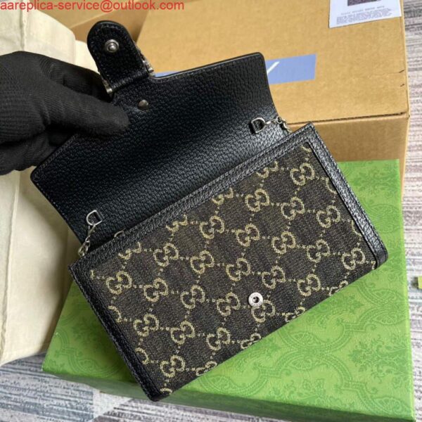 Replica Gucci 401231 Dionysus GG Mini Chain Bag Black 8