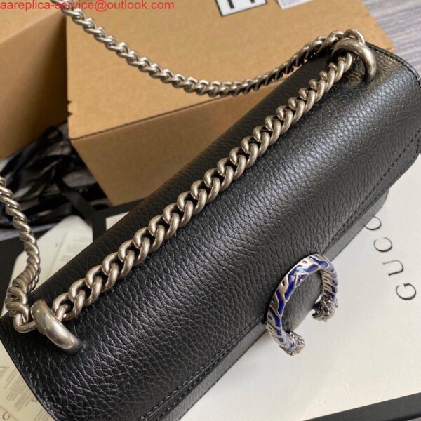 Replica Gucci 499623 Dionysus Small Shoulder Bag Black 7