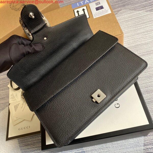 Replica Gucci 621512 Dionysus GG Top Handle Bag Black 9