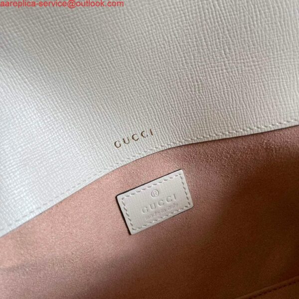 Replica Gucci 735178 Gucci Horsebit 1955 small shoulder bag White 9