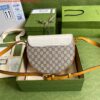 Replica Gucci 498156 Padlock GG Small Shoulder Bag White