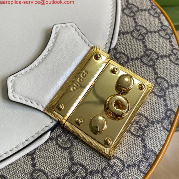 Replica Gucci 644524 Padlock small shoulder bag Beige 5