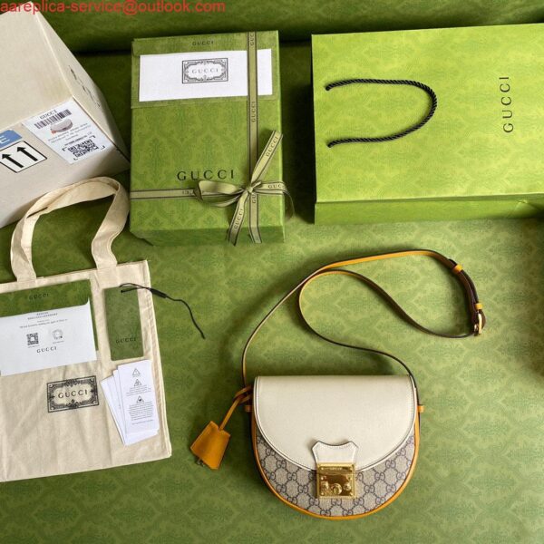 Replica Gucci 644524 Padlock small shoulder bag Beige 10