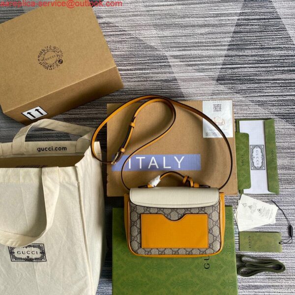 Replica Gucci 658487 Padlock Mini Bag Beige 3