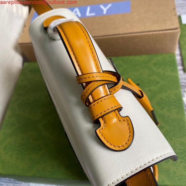 Replica Gucci 658487 Padlock Mini Bag Beige 6