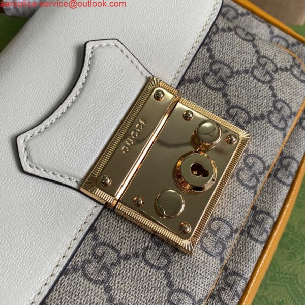 Replica Gucci 658487 Padlock Mini Bag Beige 7