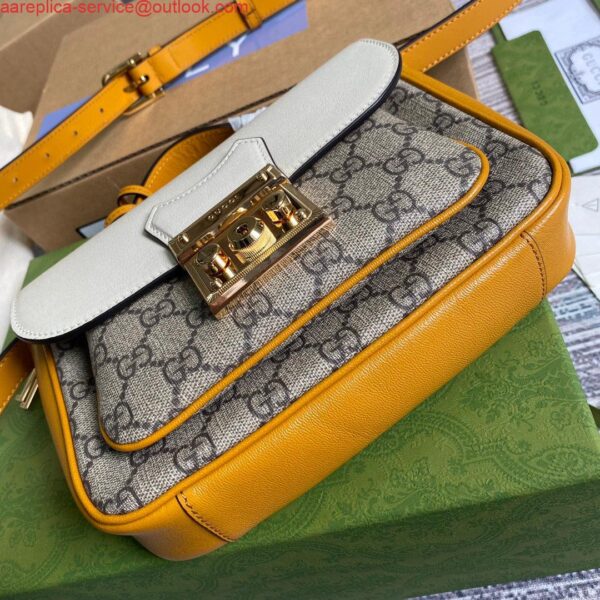 Replica Gucci 658487 Padlock Mini Bag Beige 8