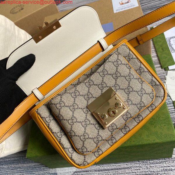 Replica Gucci 658487 Padlock Mini Bag Beige 9