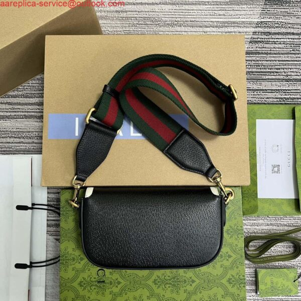 Replica Gucci 727791 Adidas X Gucci Mini Bag Black