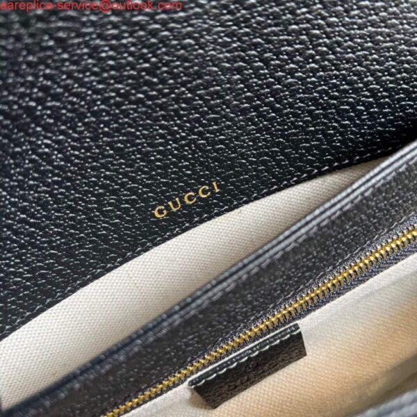 Replica Gucci 602204 Gucci Horsebit 1955 Shoulder Bag Black 10