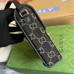 Replica Gucci 625615 Gucci Horsebit 1955 Mini Bag Black