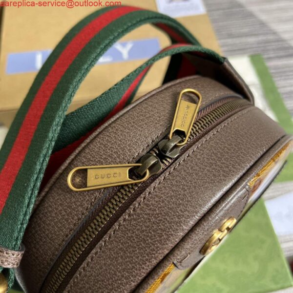 Replica Adidas x Gucci ‎702640 Ophidia small shoulder bag Beige and brown 6