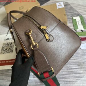 Replica Adidas x Gucci large duffle bag 702422 Brown 2