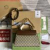 Replica Gucci 702049 Horsebit 1955 Medium Bag Beige White 2