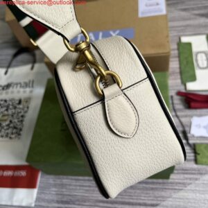 Replica Adidas x Gucci small shoulder bag 702427 White leather 2