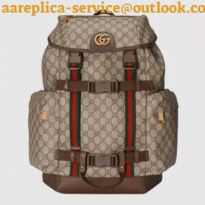 Replica Replica Gucci Skateboard Backpack in GG Supreme Canvas