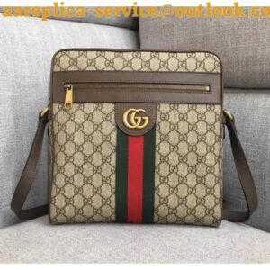 Replica Gucci Men's Ophidia GG Medium Messenger Bag ‎547934 Beige 2018