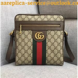 Replica Gucci Men's Ophidia GG Small Messenger Bag ‎547926 Beige 2018