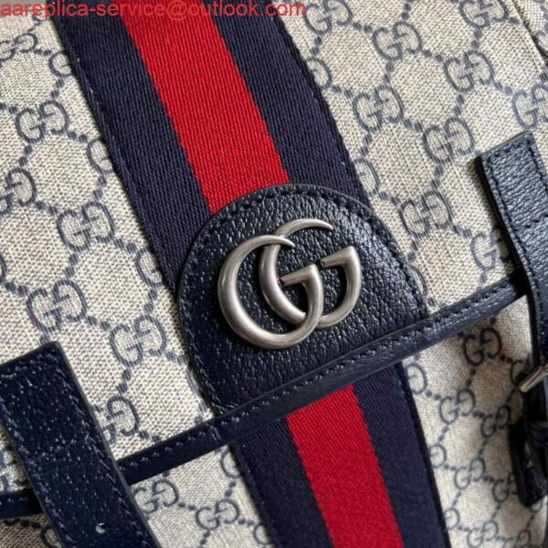 Replica Gucci 598140 Ophidia GG Medium Backpack Blue 6