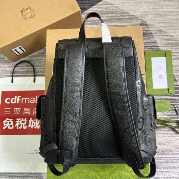 Replica Gucci 625770 Jumbo GG Backpack Black 3