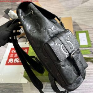 Replica Gucci 625770 Jumbo GG Backpack Black 2