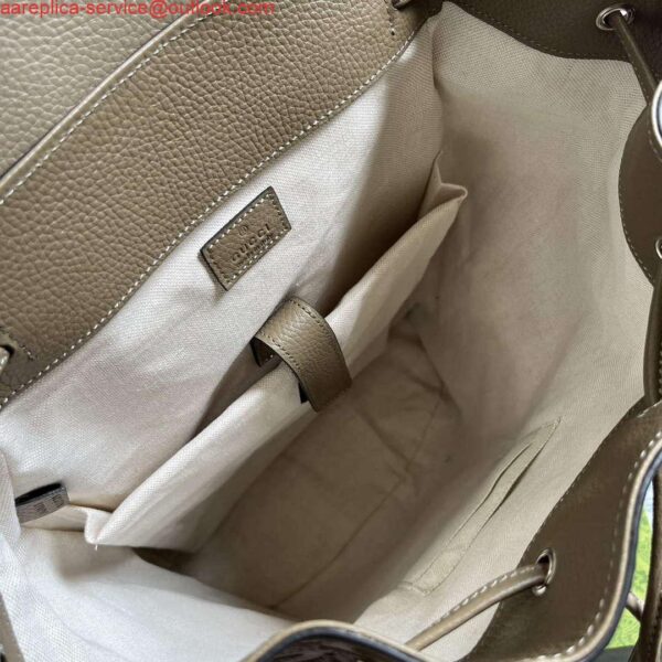 Replica Gucci 625770 Jumbo GG Backpack Taupe 9