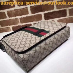 Replica Gucci Beige GG Supreme Web Messenger Bag 549 2