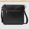 Replica Gucci Black Print Messenger Bag