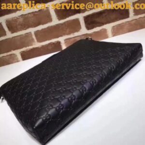 Replica Gucci Black Signature Soft Messenger 2