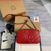 Replica Gucci 447632 GG Marmont Small Matelassé Shoulder Bag Brown