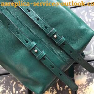 Replica Gucci Backpack In Green Soft Leather 2