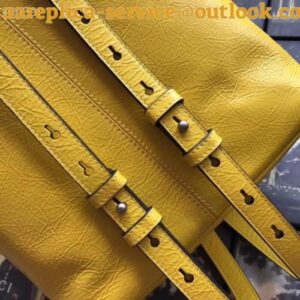 Replica Gucci Backpack In Yellow Soft Leather 2