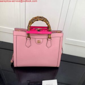 Replica Gucci Diana medium tote bag Gucci 655658 Pink