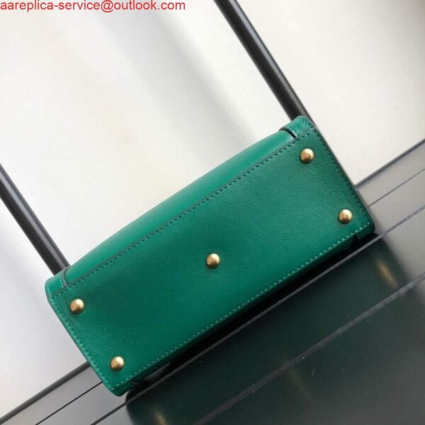 Replica Gucci Diana Mini tote bag top handle bag Gucci 655661 Green 5