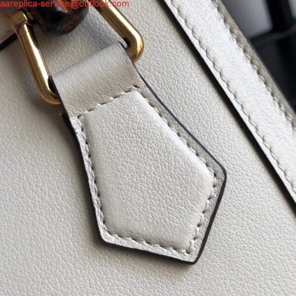 Replica Gucci Diana Mini tote bag top handle bag Gucci ‎655661 White 6