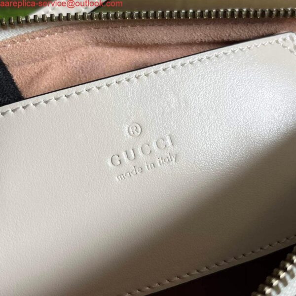 Replica Gucci 739166 GG Marmont shoulder bag White 10