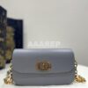 Replica Dior 30 Montaigne Avenue Bag in Dusty Ivory Box Calfskin M9260