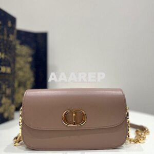 Replica Dior 30 Montaigne Avenue Bag in Heritage Pink Box Calfskin M92