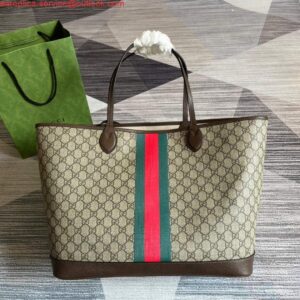 Replica Gucci 726755 GG Large Tote Bag Brown