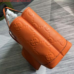 Replica Gucci 726755 Jumbo GG large tote bag Orange 2