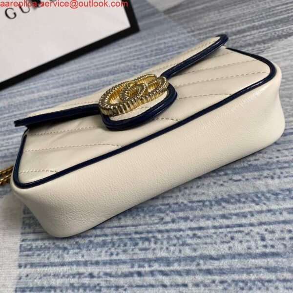 Replica Gucci GG Marmont mini bag 574969 Beige 6